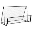 2 in 1 Soccer Rebounder Football Goal 202x104x120 cm Steel