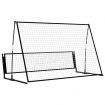 2 in 1 Soccer Rebounder Football Goal 202x104x120 cm Steel