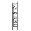 Garden Arch Black 116x45x240 cm Steel