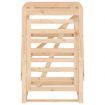 Wheelie Bin Storage 84x90x128.5 cm Solid Wood Pine