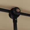 Outdoor Parasol with Aluminium Pole 2x1.5 m Taupe