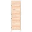 Garden Shed 55x52x174.5 cm Solid Wood Fir