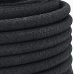 Garden Soaker Hose Black 0.6" 50 m Rubber