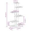 Flower Stand 75x25x140.5 cm Solid Wood Fir