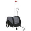 Bike Trailer Black 45 kg Iron