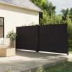 Retractable Side Awning Black 160x1000 cm