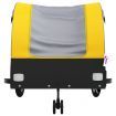 Bike Trailer Black and Yellow 45 kg Iron