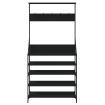 Clothes Rack with Shoe Storage Black 90x34x184 cm