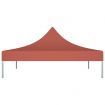 Party Tent Roof 2x2 m Terracotta 270 g/m²