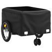 Bike Trailer Black 45 kg Iron