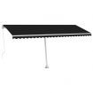 Freestanding Manual Retractable Awning 500x300 cm Anthracite