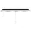 Freestanding Manual Retractable Awning 500x300 cm Anthracite