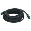 Garden Soaker Hose Black 0.6" 10 m Rubber