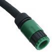 Garden Soaker Hose Black 0.6" 10 m Rubber