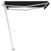 Freestanding Manual Retractable Awning 300x250 cm Anthracite