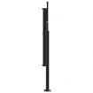 Retractable Side Awning Black 140x300 cm