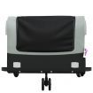 Bike Trailer Black and Grey 45 kg Iron