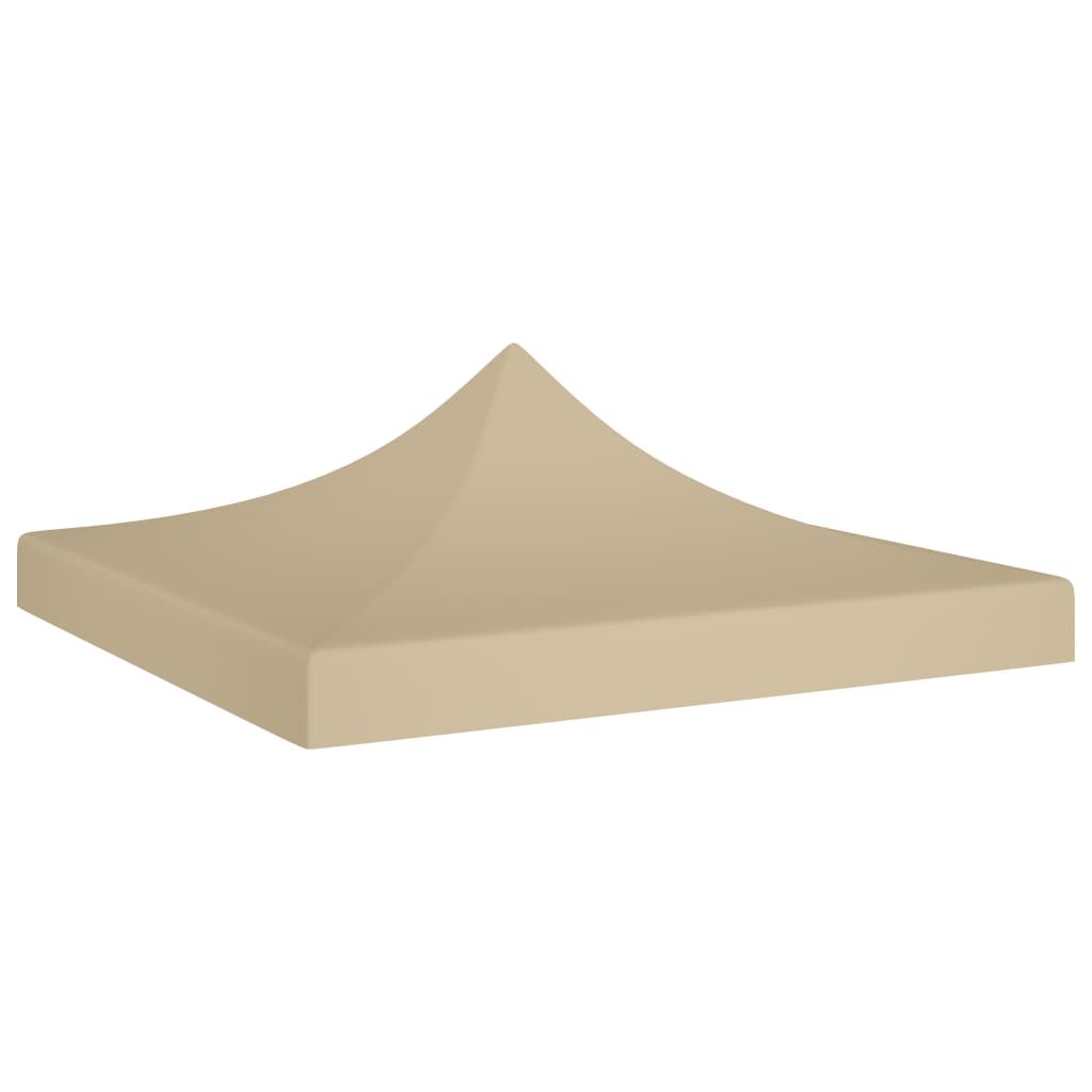 Party Tent Roof 2x2 m Beige 270 g/m²