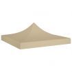 Party Tent Roof 2x2 m Beige 270 g/m²