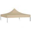 Party Tent Roof 2x2 m Beige 270 g/m²