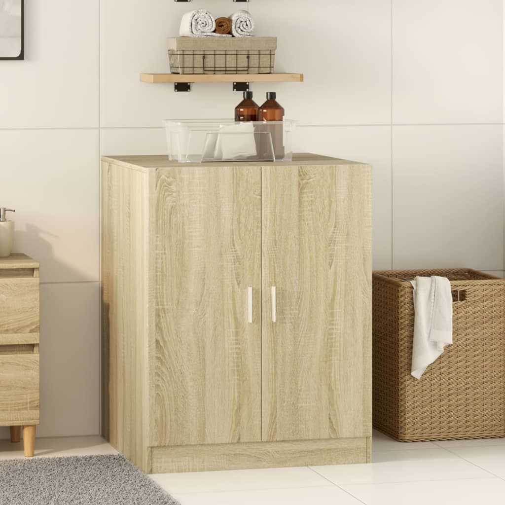 Washing Machine Cabinet Sonoma Oak 70.5x71.5x91.5 cm