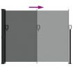 Retractable Side Awning Anthracite 160x500 cm