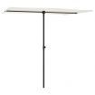 Outdoor Parasol with Aluminium Pole 2x1.5 m Sand White