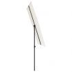 Outdoor Parasol with Aluminium Pole 2x1.5 m Sand White