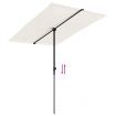 Outdoor Parasol with Aluminium Pole 2x1.5 m Sand White