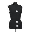 Adjustable Dress Form Female Black M Size 40-46