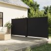 Retractable Side Awning Black 180x1000 cm