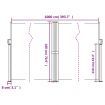 Retractable Side Awning Black 180x1000 cm