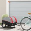 Bike Trailer Black and Red 45 kg Iron