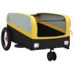 Bike Trailer Black and Yellow 30 kg Iron