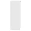 Shoe Cabinet White 30x35x100 cm Engineered Wood