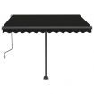 Freestanding Manual Retractable Awning 300x250 cm Anthracite