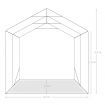 Garage Tent PVC 2.4x2.4 m Green