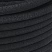 Garden Soaker Hose Black 0.6" 100 m Rubber