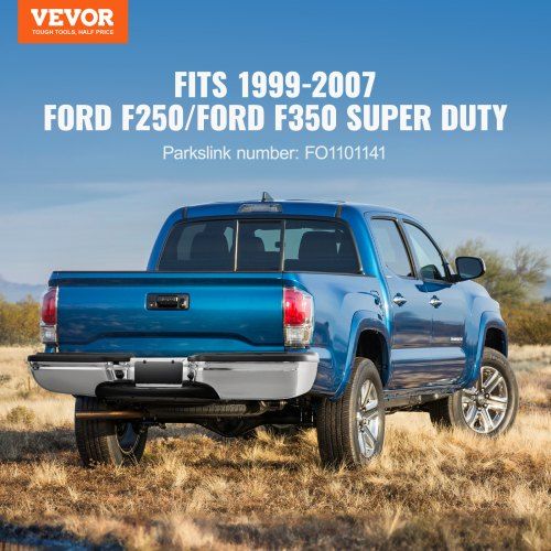 Rear Step Bumper Steel Bumper for 1999-2007-Ford F250/Ford F350 Super Duty