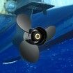 Outboard Propeller, Replace for OEM 3817469, 3-Blade 14 1/4 x 21 Pitch Aluminium Boat Propeller, Compatible with Volvo Penta SX Drive All Models, with 19 Tooth Splines, RH