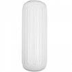 4 Ribbed Boat Fender 10" x 28" White Center Hole Bumper Mooring Protection