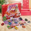 Advent Calendar 2024 for Kids 24 Days Christmas Countdown Calendar with Cute Pull-Back Cars Vehicles Holiday Gift Christmas Holiday Gnome Calendar Gift