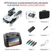 8K HD Drone 5G GPS RC Professional Aerial Photography Dual Camera Obstacle Avoidance Drone with Screen Remote Control Color White
