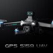 8K RC HD Drone 5G GPS Professional Aerial Photography Dual Camera Obstacle Avoidance Drone with Screen Remote Control Grey