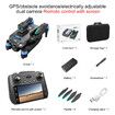 8K RC HD Drone 5G GPS Professional Aerial Photography Dual Camera Obstacle Avoidance Drone with Screen Remote Control Grey
