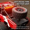 1:14 4WD RC Truck 2.4GHz Remote Control LED HEAD LIGHTS Toy Cars Off Road Vehicle Climbing Racing OffRoad All Terrain Monster TruckDual Batteries