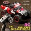 1:14 4WD RC Truck 2.4GHz Remote Control LED HEAD LIGHTS Toy Cars Off Road Vehicle Climbing Racing OffRoad All Terrain Monster TruckDual Batteries