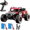 1:14 4WD RC Truck 2.4GHz Remote Control LED HEAD LIGHTS Toy Cars Off Road Vehicle Climbing Racing OffRoad All Terrain Monster TruckDual Batteries