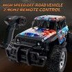 RC Truck 1/20 Remote Control Rock Crawler ATV 4 Wheeler Climbing RC Vehicle LED Searchlight Fast Short Course Rally Racing Car Toy Birthday Xmas Gift