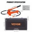 4 Ton Porta Power Kit, Portable Hydraulic Jack with 3.9 ft/1.2 m Oil Hose, Auto Body Frame Repair Kit with Storage Case for Car Repair, Truck, Farm (8800 LBS)